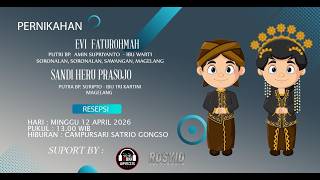 🔴LIVE CS SATRIO GONGSO || PERNIKAHAN  EVI & HERU ||  SORONALAN, 12 APRIL 2026