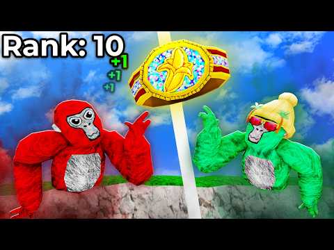 Who Can RANK UP The Most In One Hour In Gorilla Tag