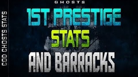 CoD Ghosts: 1st Prestige Stats + My Favorite Classes! (CoD Ghost Combat Record)