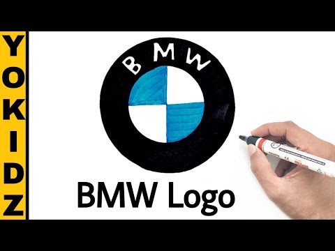 BMW Logo drawing | YoKidz Drawing | YoKidz Channel