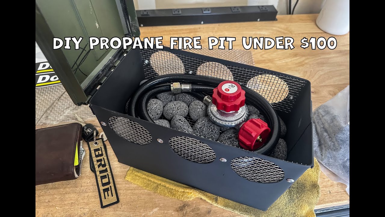 DIY Propane Ammo fire pit for less than a $100!