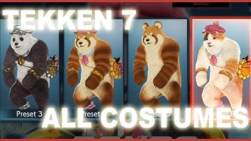 Tekken 7 - All Customize Character Select 2021 | Season 4