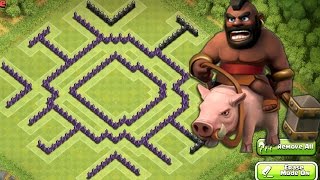 Clash of Clans- TH 8 Anti Hog Base (Base #15) screenshot 1