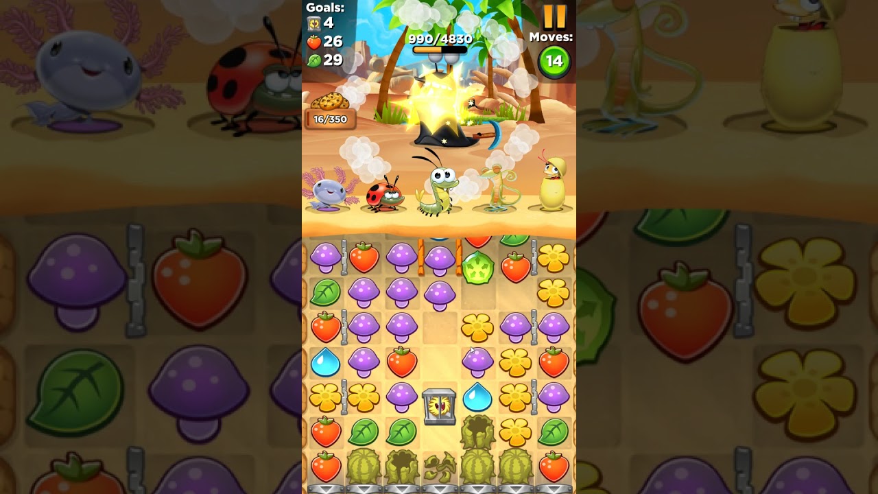 Best Fiends level 90 no boosters