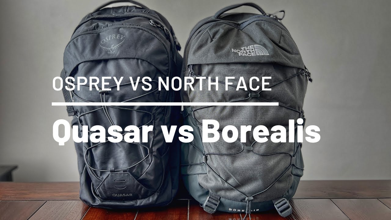 Marine Voorschrift Aggregaat North Face Borealis (2021) vs Osprey Quasar Comparison- Popular EDC and  College Backpacks - YouTube
