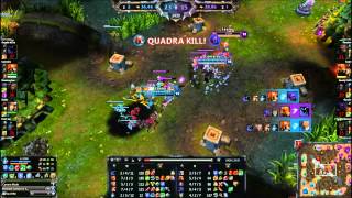 League of Legends - Caitlyn ult penta steals mordekiser Penta!