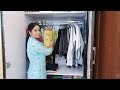 How To Organise Shared Closet||Indian Closet Organisation