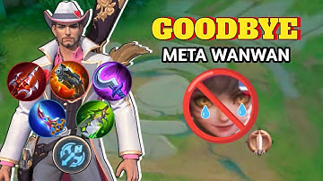 GOODBYE META WANWAN!! CLINT NEW META DESTROYER BEST BUILD & EMBLEM - Mobile Legends