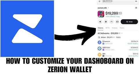 How to customize your dashboard on Zerion Wallet