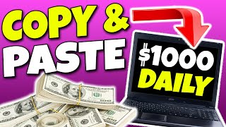 Get Paid $1000 Daily For FREE To Copy and Paste - Worldwide! (Make Money Online)