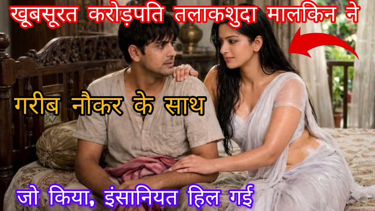 खूबसूरत करोड़पति तलाकशुदा मालकिन ने गरीब नौकर के साथ जो किया, इंसानियत हिल गई