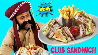 Tribal People Try Club Sandwich For The First Time!