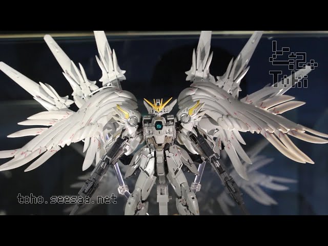 GUNDAM FIX FIGURATION METAL COMPOSITE Wing Gundam Snow White Prelude /  ウイングガンダムスノーホワイトプレリュード display