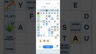Easybrain Crossword Master puzzle game 💯 solved perfect solution Tea party 4