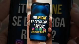 ¡Haz esto YA! Desactiva estas 3 funciones si tu iPhone se descarga rápido 🔋