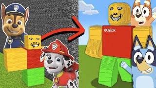 PAW Patrol vs Bluey: WEIRD STRICT DAD in Minecraft Build Battle by Cartoons Play 2,743 views 3 weeks ago 8 minutes, 38 seconds