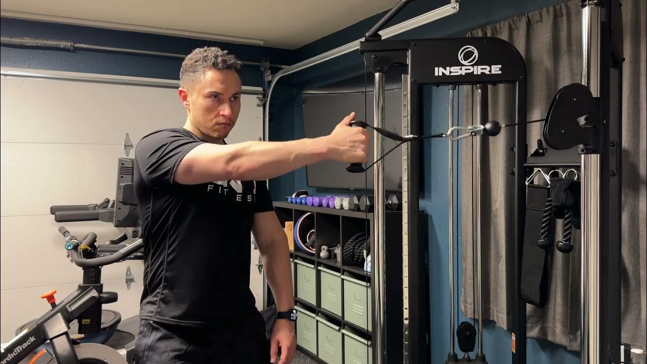 Cable Rear Delt Fly to Row Superset YouTube