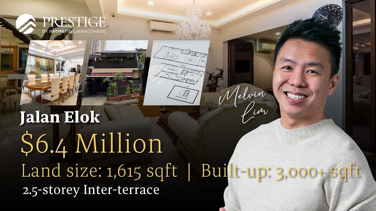 Jalan Elok : Freehold 2.5 Storeys Inter-Terrace in D09 | $6.4M, Orchard Road Landed  (Melvin Lim)