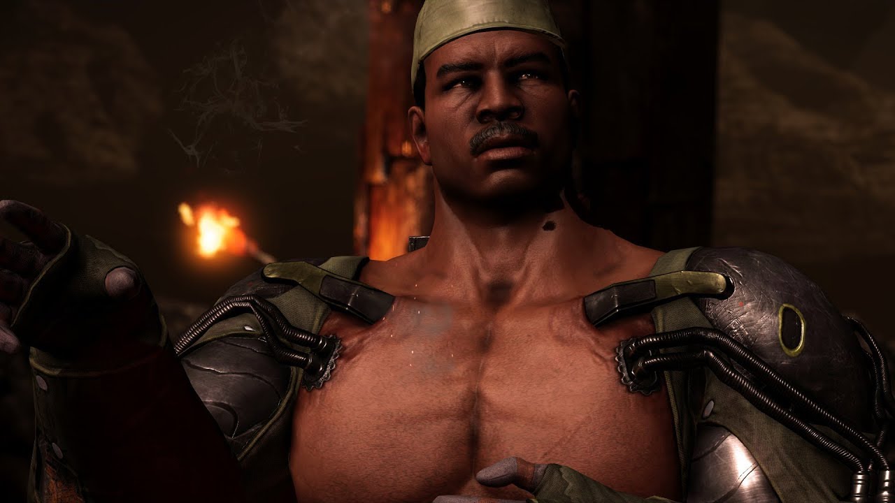 Mortal Kombat X Jax Carl Weathers Heavy Weapons Rocket Launcher And Submachine Gun