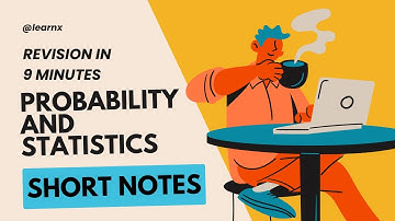 Probability and Statistics | Short Notes Revision | Engineering Mathematics | GATE IES