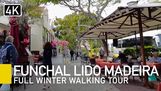 Funchal Lido 2022 Hotels & Cafes walking tour | Funchal, Madeira (CAPTIONS)