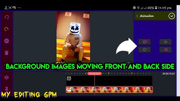 Kine master tutorial || how to background images or video moving in animation key