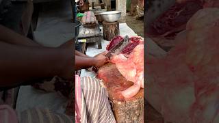 Meat cutting processing scale.