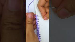 Famous Border Lace Hand Embroidery! 🪡🔥 #viral #embroidery #shorts