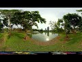 An Afternoon at Lumpini Park, Bangkok in 360 8K