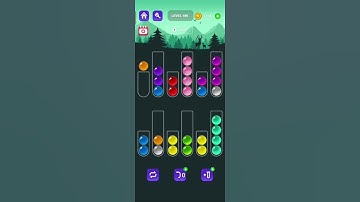 Ball Sort Master Level 186 #ballsortmaster #ballsortmastersolution #puzzlegame #gaming #games