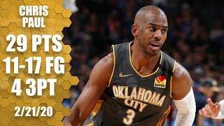 Chris Paul’s clutch 29-point performance in Thunder vs. Nuggets | 2019-20 NBA Highlights