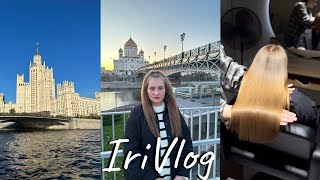 Vlog: прогулка на катере, закупки продуктов и выпрямление волос | странная неделя | дневник питания