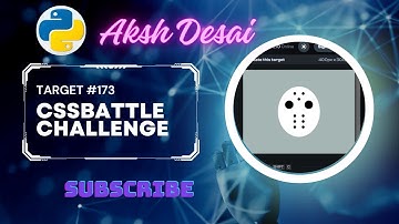 Cssbattle Solution: Target 173 - Hockey Mask  #webdesign #css  #akshdesai