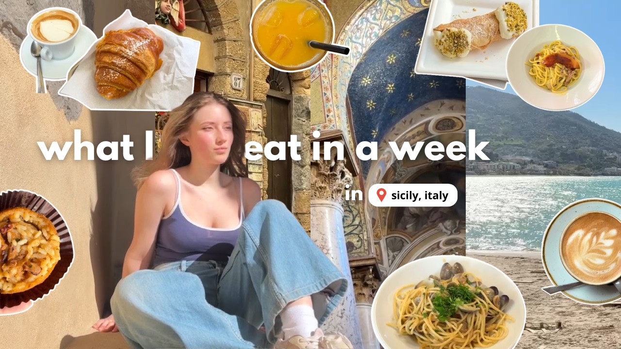 everything I ate on my solo trip to palermo & cefalù | italian food diaries