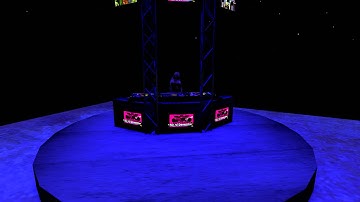 Secondlife - Building the dj booth for an event !