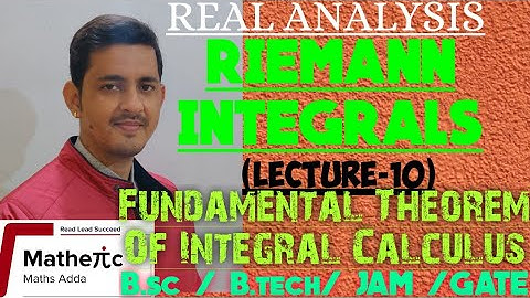 Riemann Integrals(Real Analysis)|(Lecture-10)| B.sc | B.tech|JAM| GATE| By- Vinay Pandey