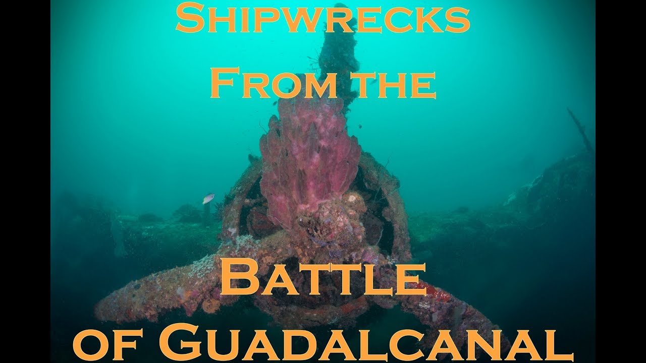 WWII Shipwreck in the Solomon Islands