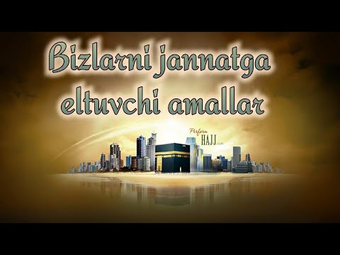 Video: Jannatga Eltuvchi Zinapoya