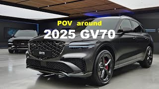 2025 Genesis GV70 POV Exterior and Interior