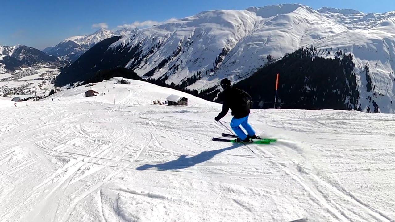 Sedrun run - Top to bottom run