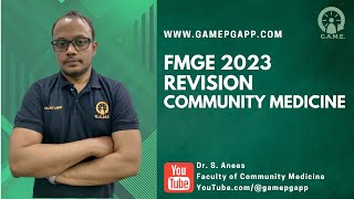 FMGE 2023 Community Medicine Revision | Dr. S. Anees | GAMEPGAPP screenshot 2