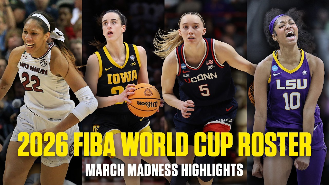 Team USA's 2026 FIBA World Cup roster and their March Madness highlights
