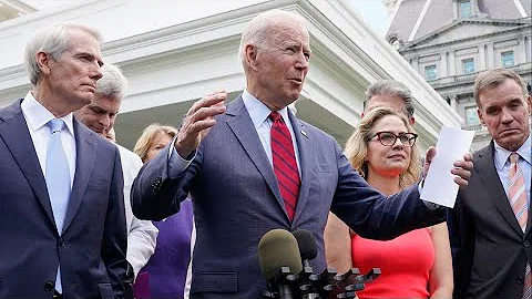 Watch: President Biden speaks after reaching bipartisan deal on infrastructure