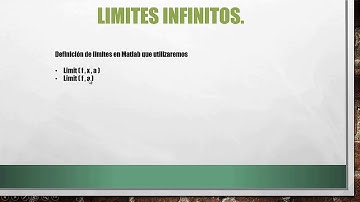 Comandos Limites en Matlab