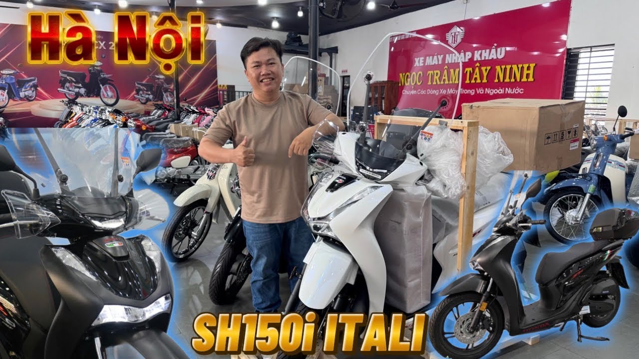 Honda SH150i ITALI giao anh trai Hà Nội, 1 vài đặc điểm hàng chuẩn Xuất khẩu 15/01/2026