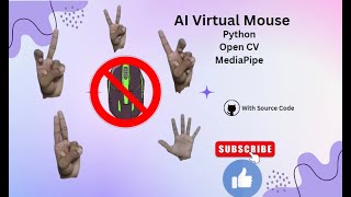 AI Virtual Mouse: Control Your Computer with Hand Gestures || Python | Open CV | MediaPipe