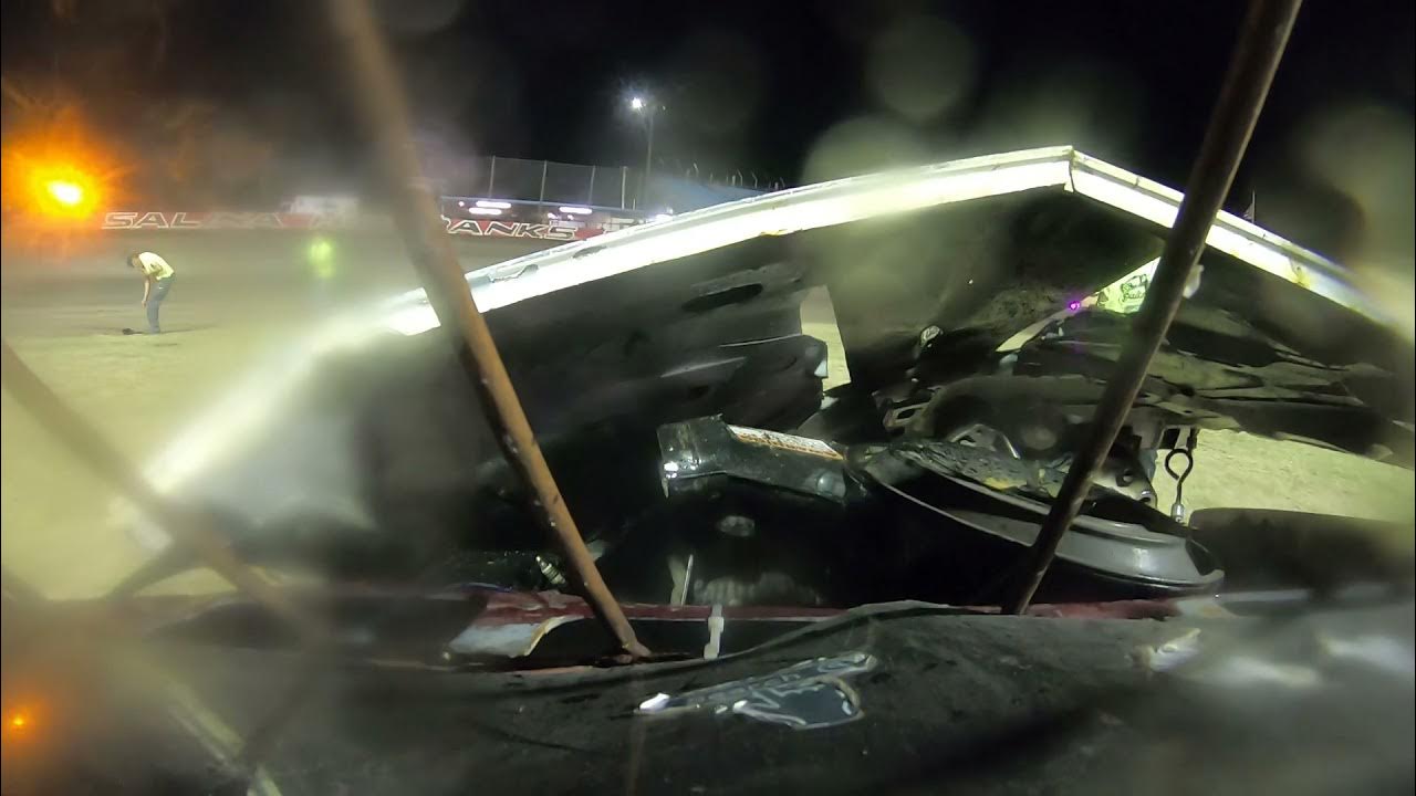 Salina Highbanks Speedway Trophy Class 10/9/21 Rolled 5 times YouTube