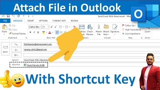 Attach File in Outlook Email | Rohit Narang