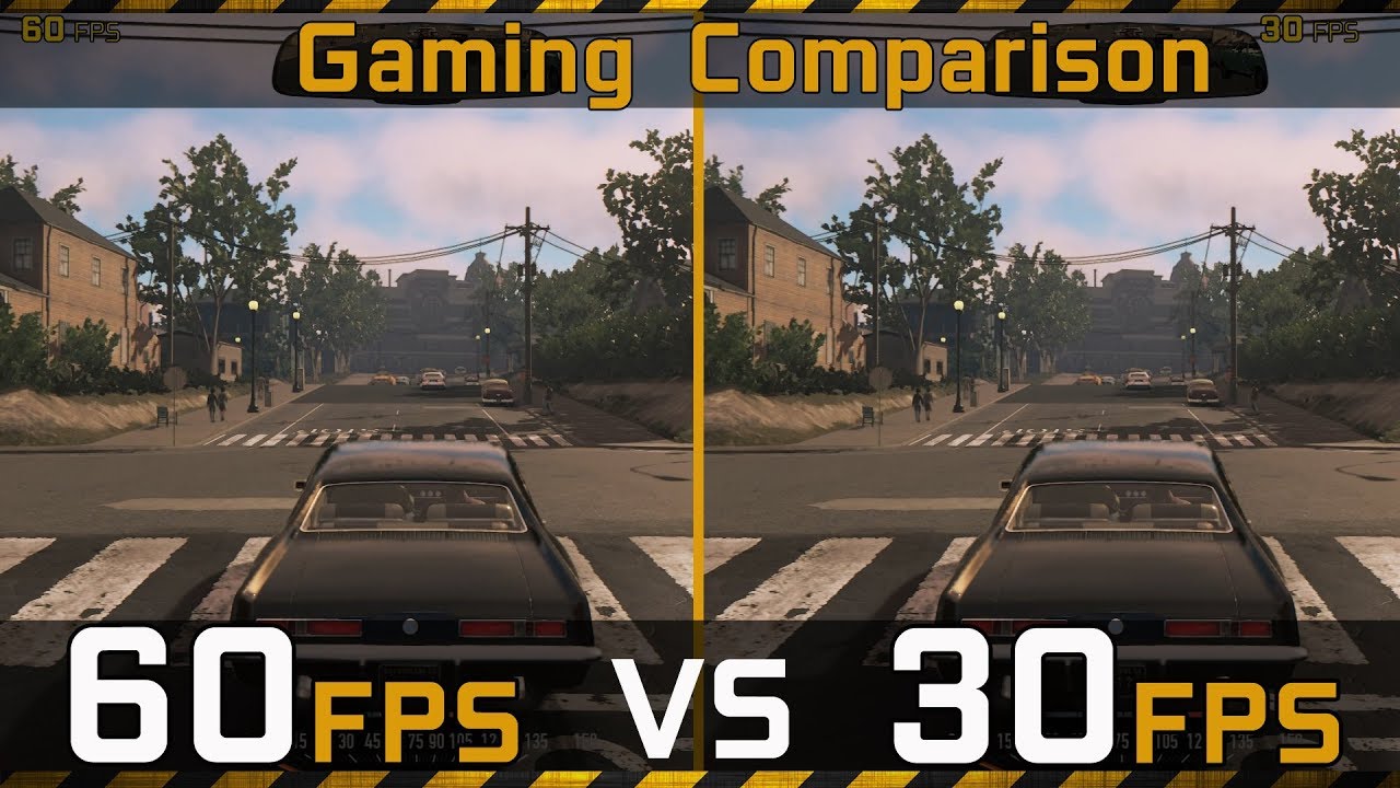 60 Fps Vs 30 Fps Gaming Experience Comparison Youtube