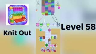 🧶 Knit Out Level 58 Walkthrough | Step-by-Step Guide 🎮 | SolutionGuruji